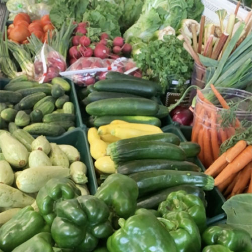 Locally grown, farm fresh produce including apples, green beans, brussel sprouts, tomatoes, sweet corn and more at Tom Strain and Sons in Toledo, Ohio!